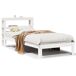 Estructura de cama individual para adultos 81x212 Estructura de cama individual para adultos 81x212 Blanco
