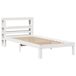 Estructura de cama individual para adultos 81x212 Estructura de cama individual para adultos 81x212 Blanco