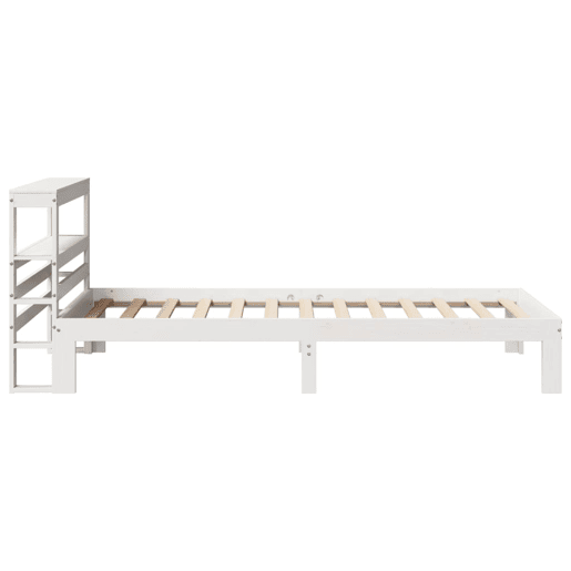 Estrutura de cama de solteiro para adultos c cabeceira 75x190 cm pinho maciço Estrutura de cama de solteiro para adultos c cabeceira 75x190 cm pinho maciço