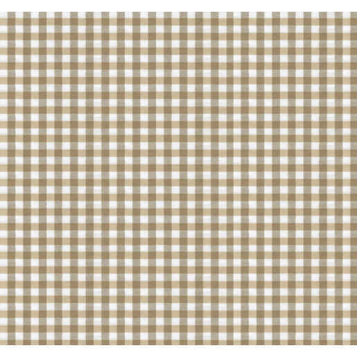 Toalha de mesa Vichy Pequena Taupe Teflon Pronta 250x140cm Donegal Collections