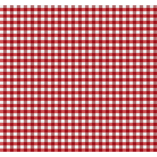 Toalha de mesa Vichy Pequena Rojo Teflon Pronta 140x140cm Donegal Collections