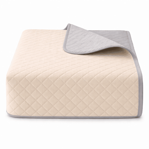 Colcha Reversível Bicolor BegeLinho Cama 180cm Donegal Collections