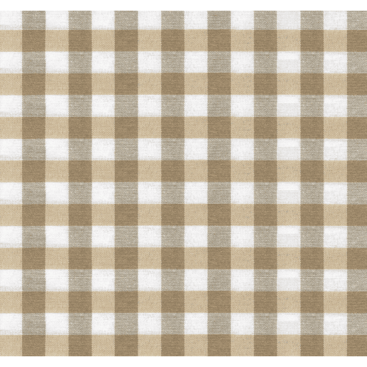Toalha de mesa Vichy Taupe Teflon Pronta 200x140cm Donegal Collections