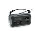 Radio Solar de Emergencia 2000mAh Linterna LED + SOS Radio Solar de Emergencia 2000mAh Linterna LED + SOS Gris Azul