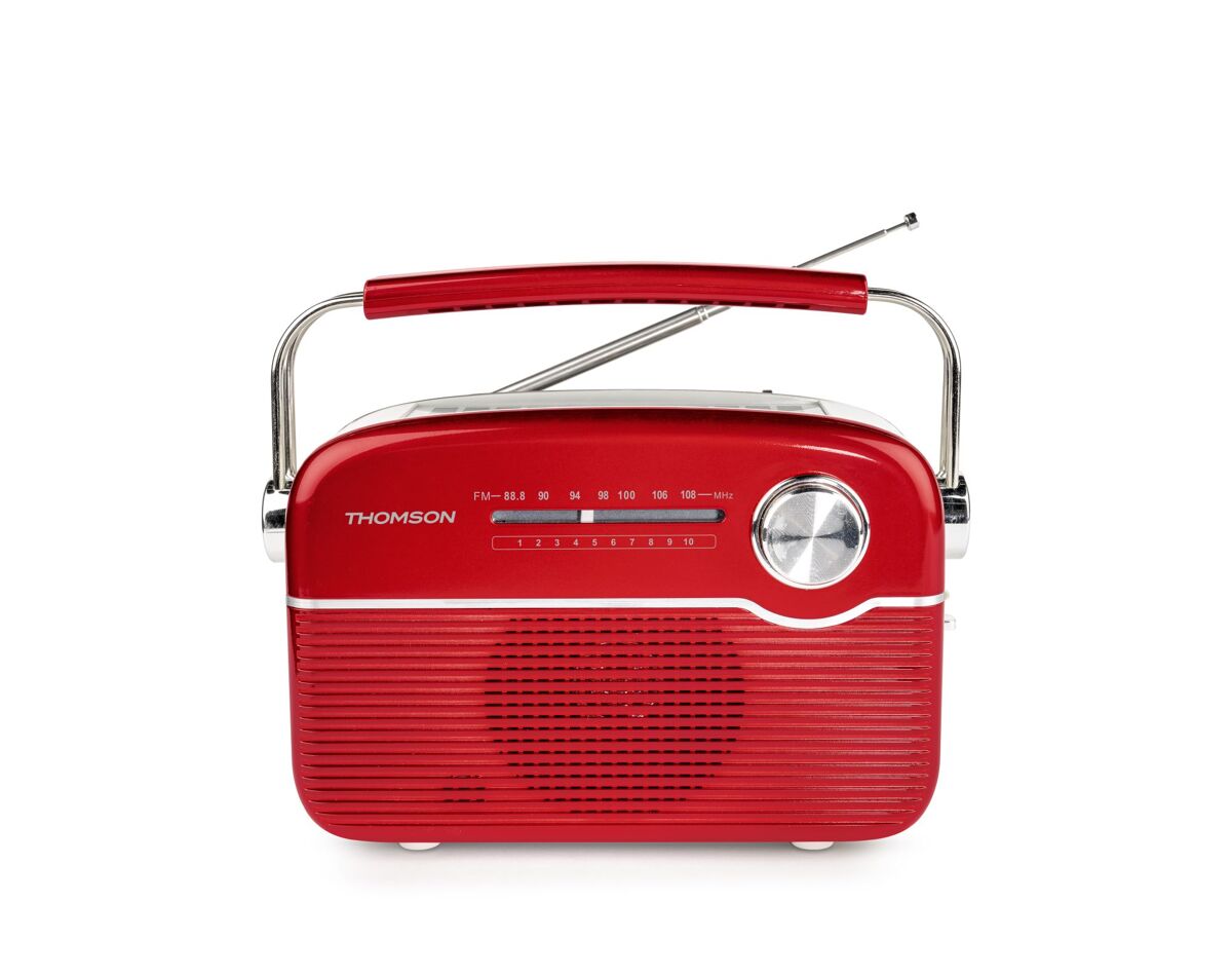 Radio Bluetooth FM/AM Estilo Vintage Thomson RTS450BTR