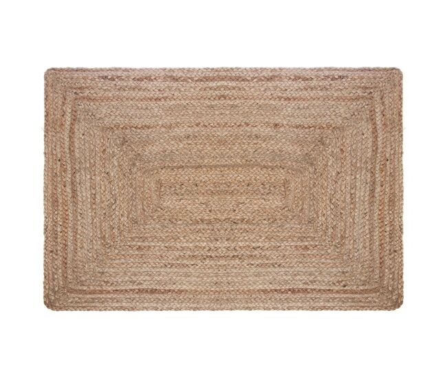 Alfombra de yute historia natural 60x90 cm