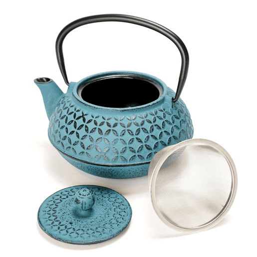 Bule de ferro fundido Well Home Flower, 1 litro