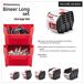 Conjunto de contenedores de almacenamiento Conjunto de contenedores de almacenamiento Negro