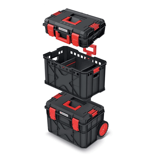 Caixa de ferramentas modular com rodas