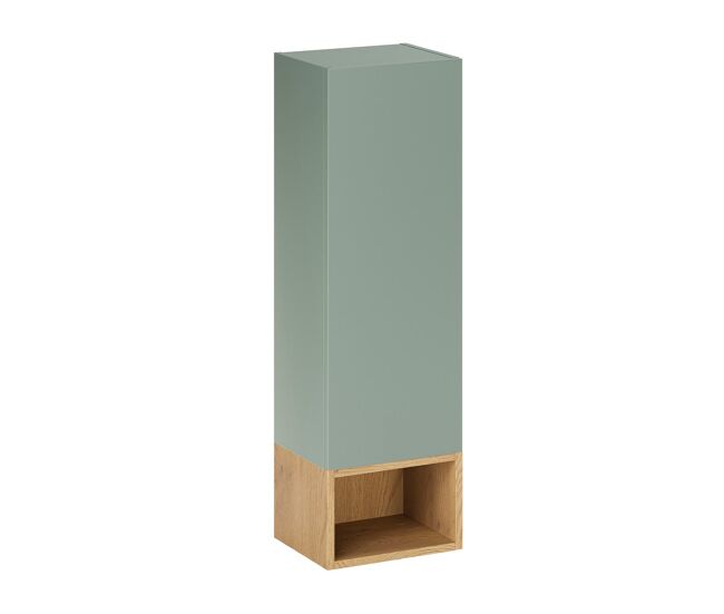 Armario de pared oria 1 hueco verde mate