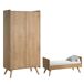 Cuna evolutiva y armario 2 puertas Vox Vintage Madera Cuna evolutiva y armario 2 puertas Vox Vintage Madera Madera