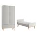 Cama abatible y armario de 2 puertas Pinio Swing Cama abatible y armario de 2 puertas Pinio Swing Madera
