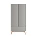 Cama abatible y armario de 2 puertas Pinio Swing Cama abatible y armario de 2 puertas Pinio Swing Madera