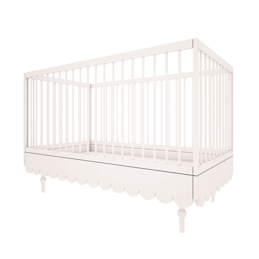 Berço evolutivo 70x140 e roupeiro 2 portas Wood Luck Babushka Branco