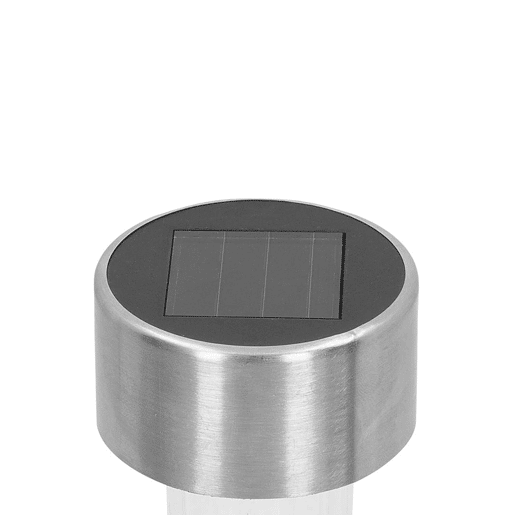 Conjunto Well Home com 12 luminárias solares LED para exterior.