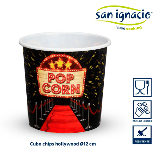 Balde de pipoca Hollywood XS da coleção LEKNES