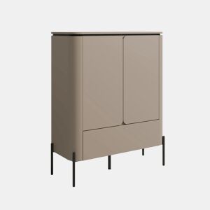Aparador 2 portas 1 gaveta Junon Taupe