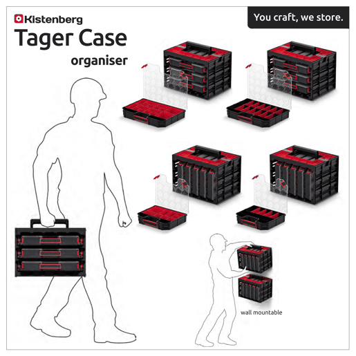 Organizador de estojo Kistenberg 30 Tager