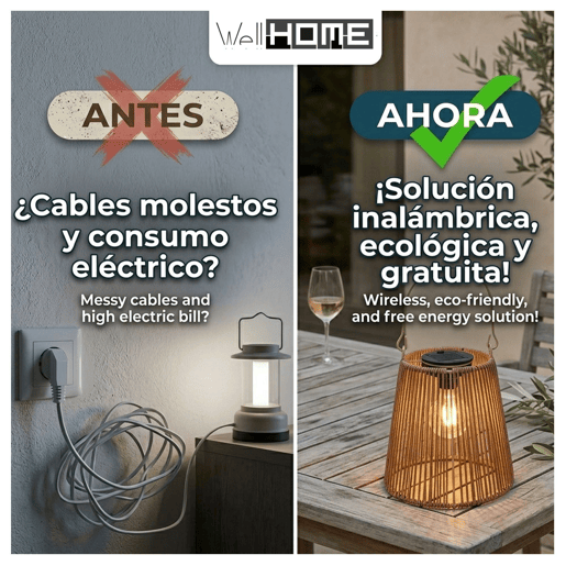Lanterna solar natural Well Home