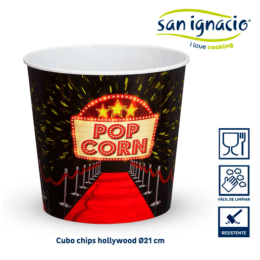 Balde de pipoca Hollywood XL, coleção LEKNES