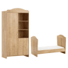 Berço evolutivo 70x140 e roupeiro 2 portas Vox Megeve Madeira