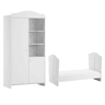 Berço evolutivo 70x140 e roupeiro 2 portas Vox Megeve Branco