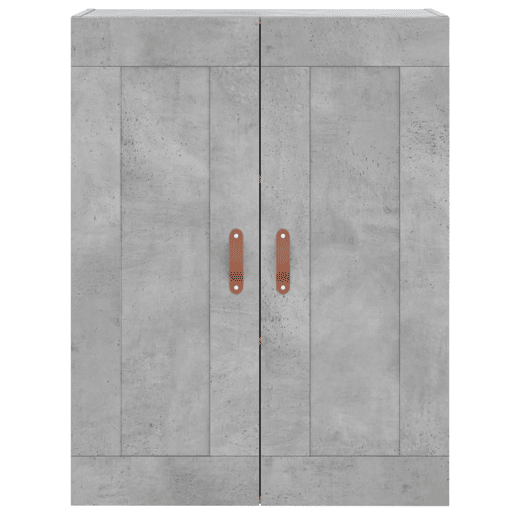 Armário alto - Bufete - Móvel de apoio 69,5x34x180 cm derivados de madeira cinza cimento pt959 Armário alto - Bufete - Móvel de apoio 69,5x34x180 cm derivados de madeira cinza cimento pt959