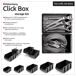 Contenedor de almacenamiento kistenberg Click Box storage bin Contenedor de almacenamiento kistenberg Click Box storage bin Negro