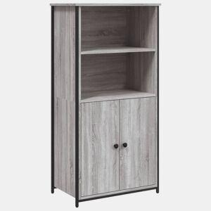 Armário alto - Bufete - Móvel de apoio 62x36x121,5 cm derivados de madeira cinza sonoma pt1207