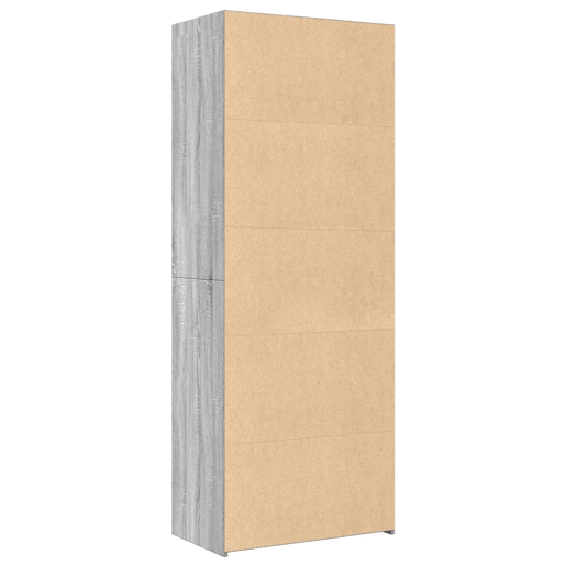 Armário alto - Bufete - Móvel de apoio 70x41x185 cm derivados de madeira cinza sonoma pt1322