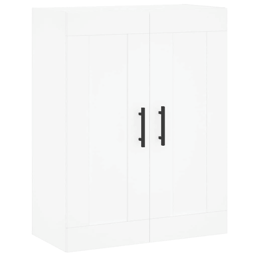 Armário alto - Bufete - Móvel de apoio 69,5x34x180 cm derivados de madeira branco pt714 Armário alto - Bufete - Móvel de apoio 69,5x34x180 cm derivados de madeira branco pt714