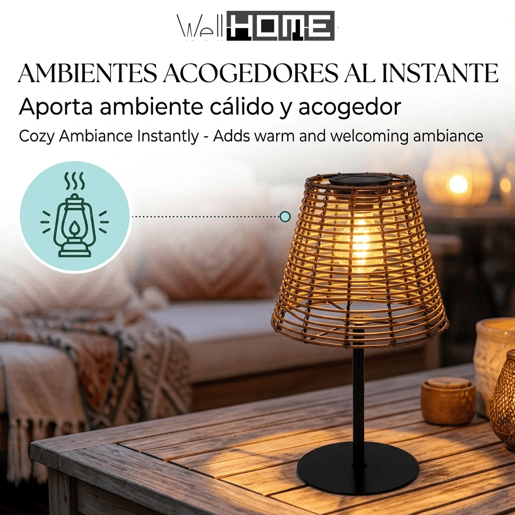 Lâmpada solar decorativa Well Home Lâmpada solar decorativa Well Home