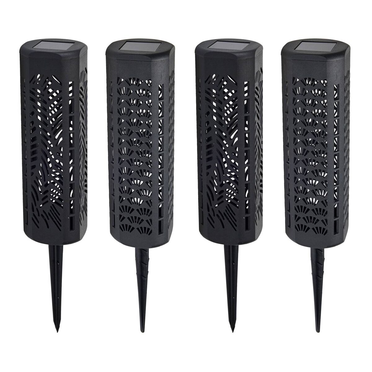 Well Home Pack 4 lámparas solares LED