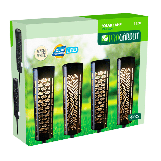 Kit Well Home com 4 Lâmpadas Solares LED