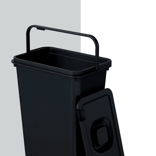 Lixeira para sistema de reciclagem KEDEN de 10 litros.