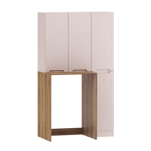 Conjunto lavandaria cesto roupa e máquina lavar Riva Caxemira