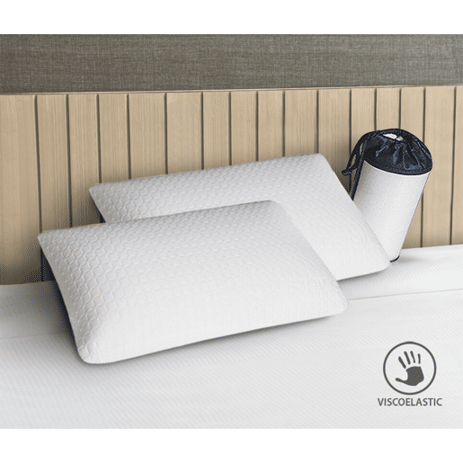 Conjunto de 2 almofadas Visco Basic da SonnoMattress 80x35 Conjunto de 2 almofadas Visco Basic da SonnoMattress 80x35