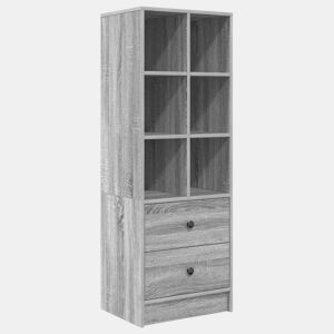 Aparador - Bufete - Móvel de apoio com gaveta Cinza Sonoma 45,5 x 34 x 127 cm pt377