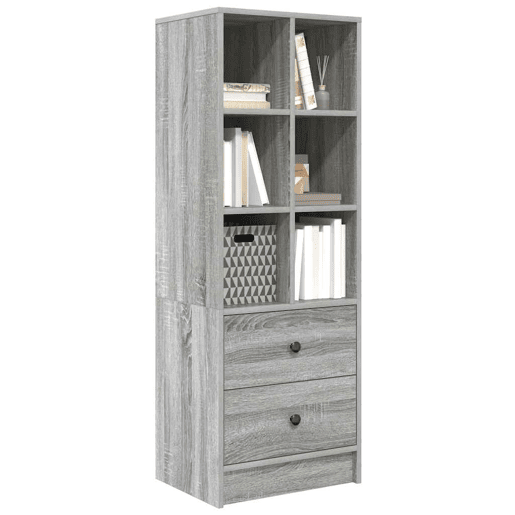 Aparador - Bufete - Móvel de apoio com gaveta Cinza Sonoma 45,5 x 34 x 127 cm pt377