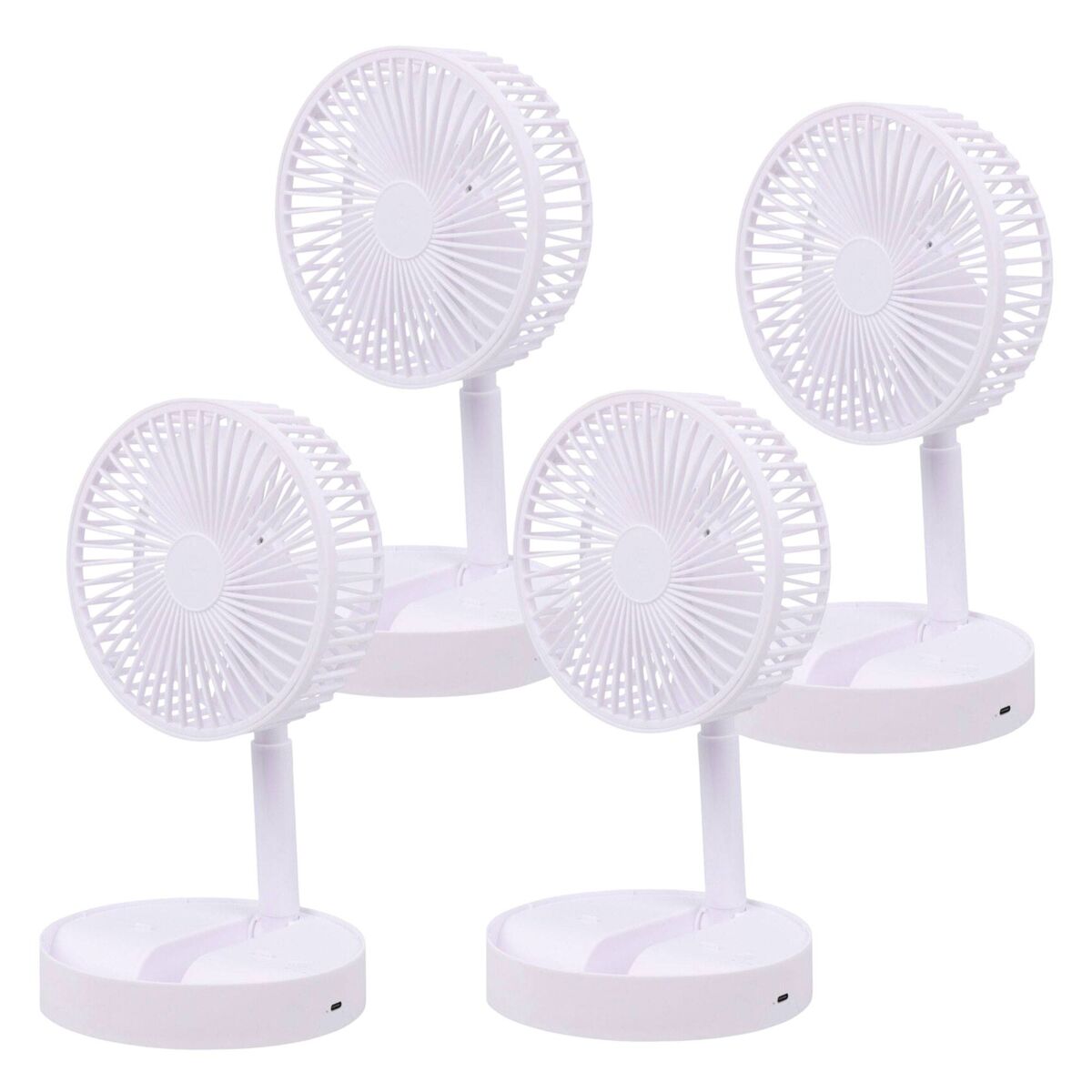 Well Home Juego de 2 Ventiladores de mesa
