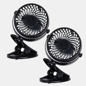 Conjunto de 2 ventiladores de mesa Well Home