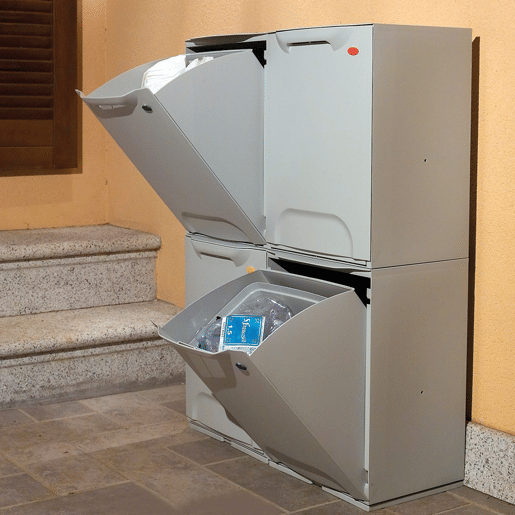 Recipiente de reciclagem de polipropileno