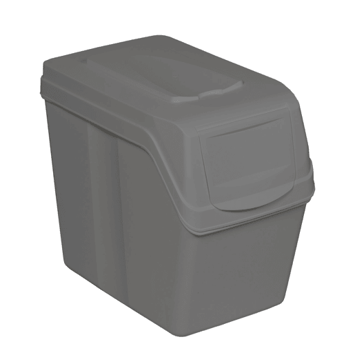 Conjunto de 4 contentores de reciclagem KEDEN SORTIBOX