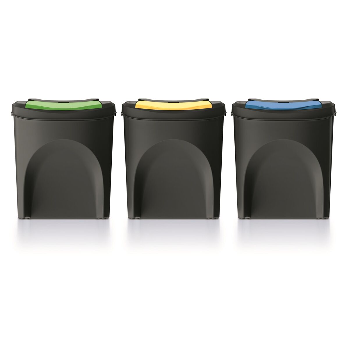 Set 3 cubos de basura KEDEN SORTIBOX 100%