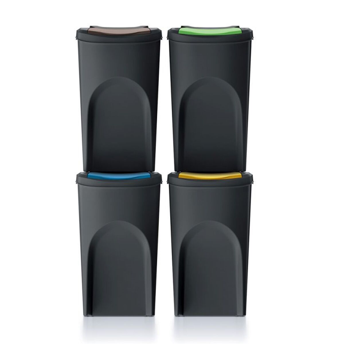 Set 4 cubos de basura KEDEN SORTIBOX 100%
