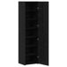 Aparador alto - Mueble de almacenamiento 2 pcs Aparador alto - Mueble de almacenamiento 2 pcs Negro