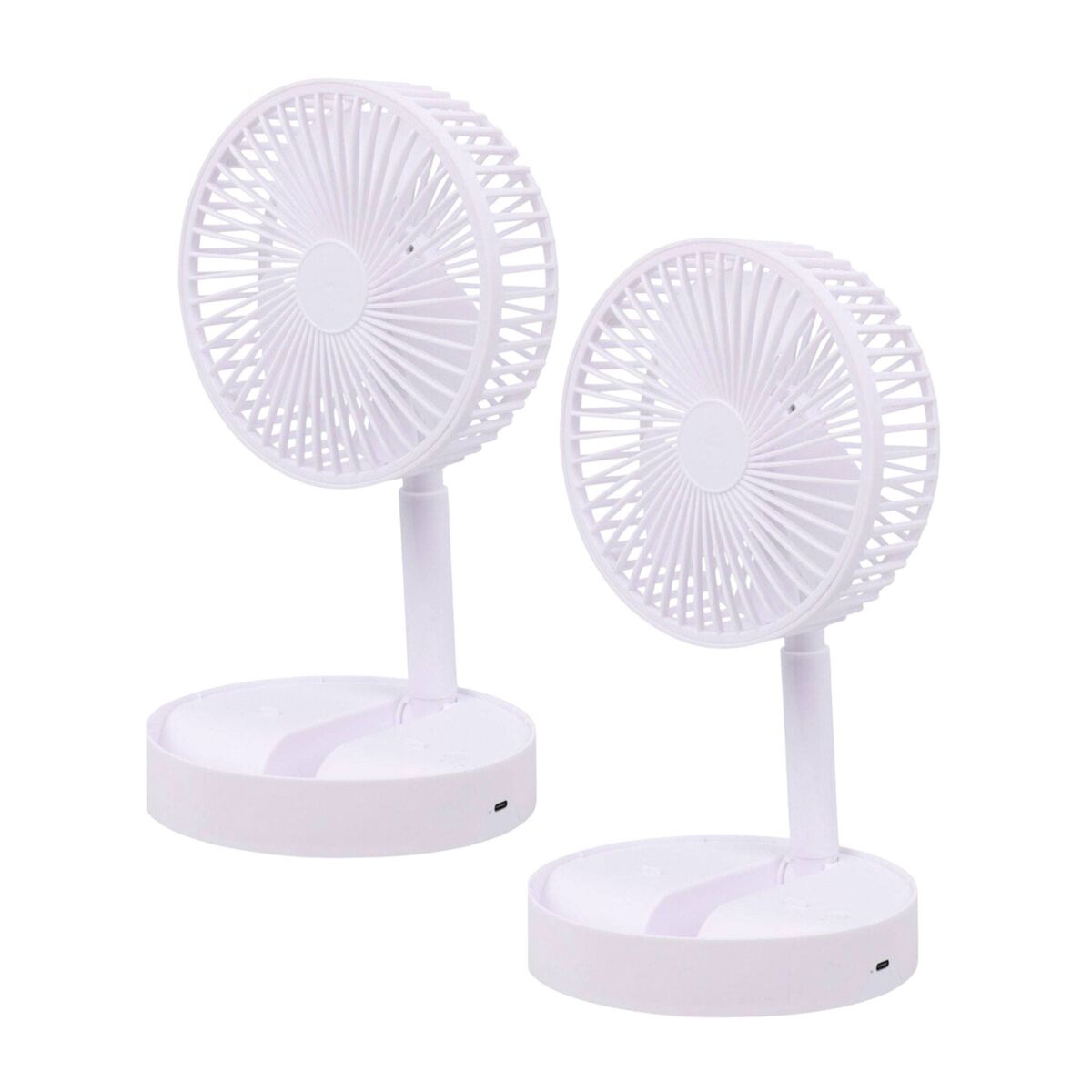 Well Home Juego de 4 Ventiladores de mesa