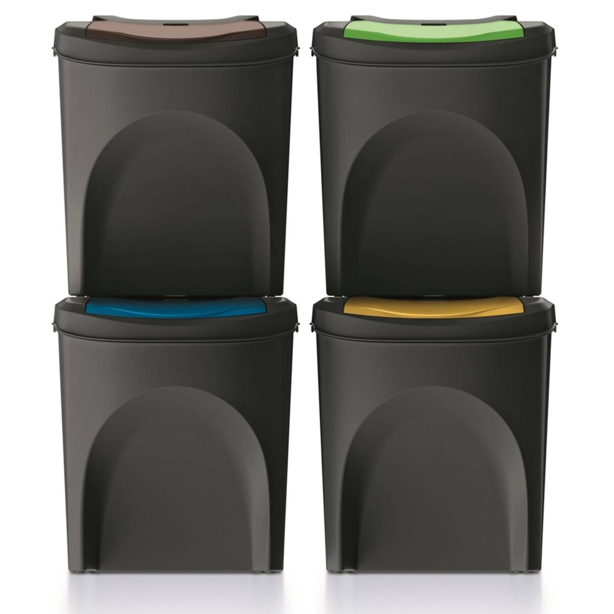 Set 4 cubos de basura KEDEN SORTIBOX