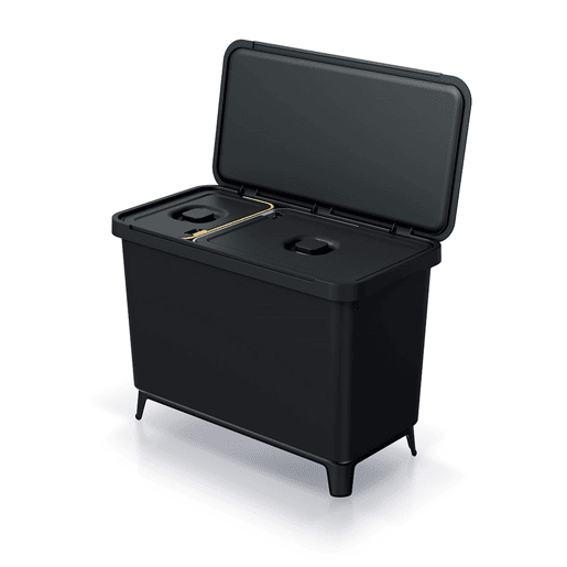 Sistema de triagem de reciclagem KEDEN 1x10L + 1x23L