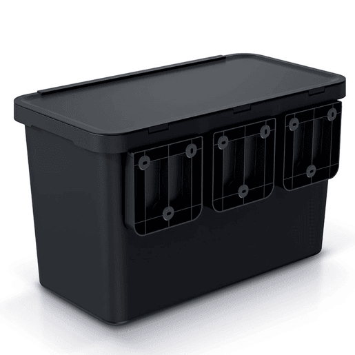 Sistema de triagem de reciclagem KEDEN 1x10L + 1x23L